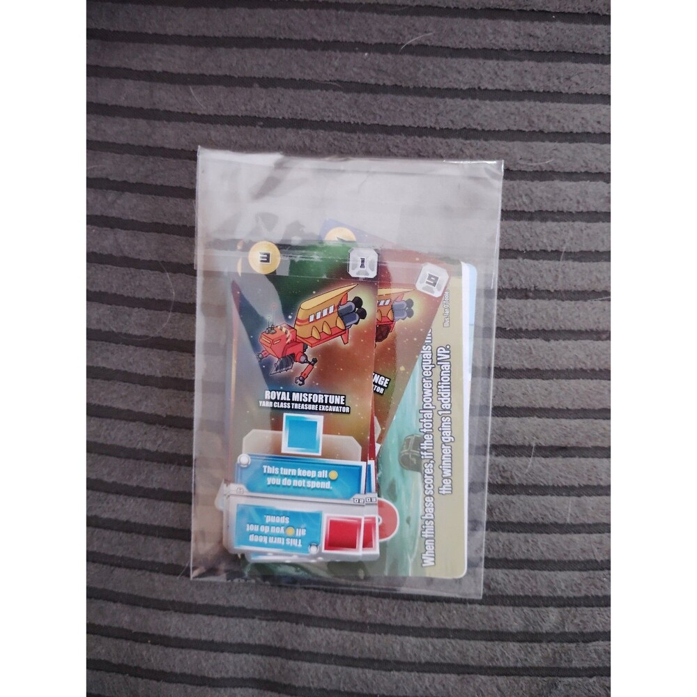 Space space board game promo card set
